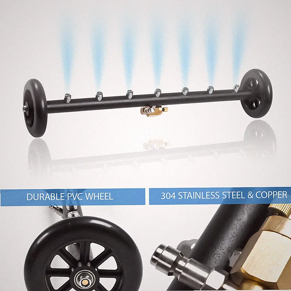4000 PSI Under Car Pressure Washer Undercarriage Cleaner Underbody Wash Broom