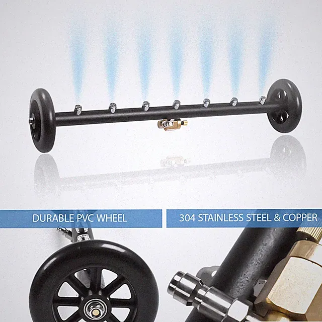4000 PSI Under Car Pressure Washer Undercarriage Cleaner Underbody Wash Broom