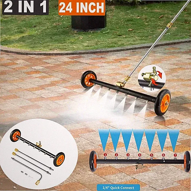 4000 PSI Under Car Pressure Washer Undercarriage Cleaner Underbody Wash Broom US