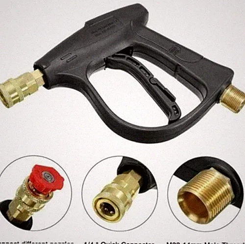 4000PSI 1/4" High Pressure Car Power Washer Gun Spray Wand Short 2026