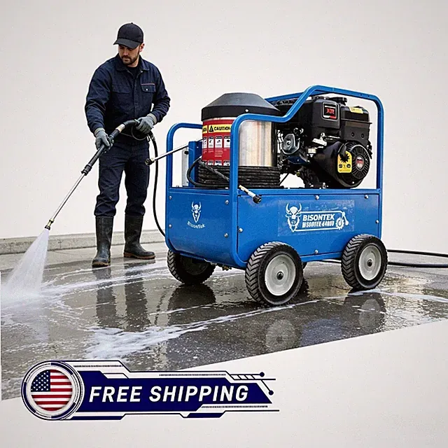 4000PSI 4GPM Hot Water Pressure Washer B&S 13.5HP Gas Power Washer Free Shipping