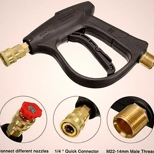 4000PSI High Pressure Car Power Washer Gun Spray Wand Short 2026