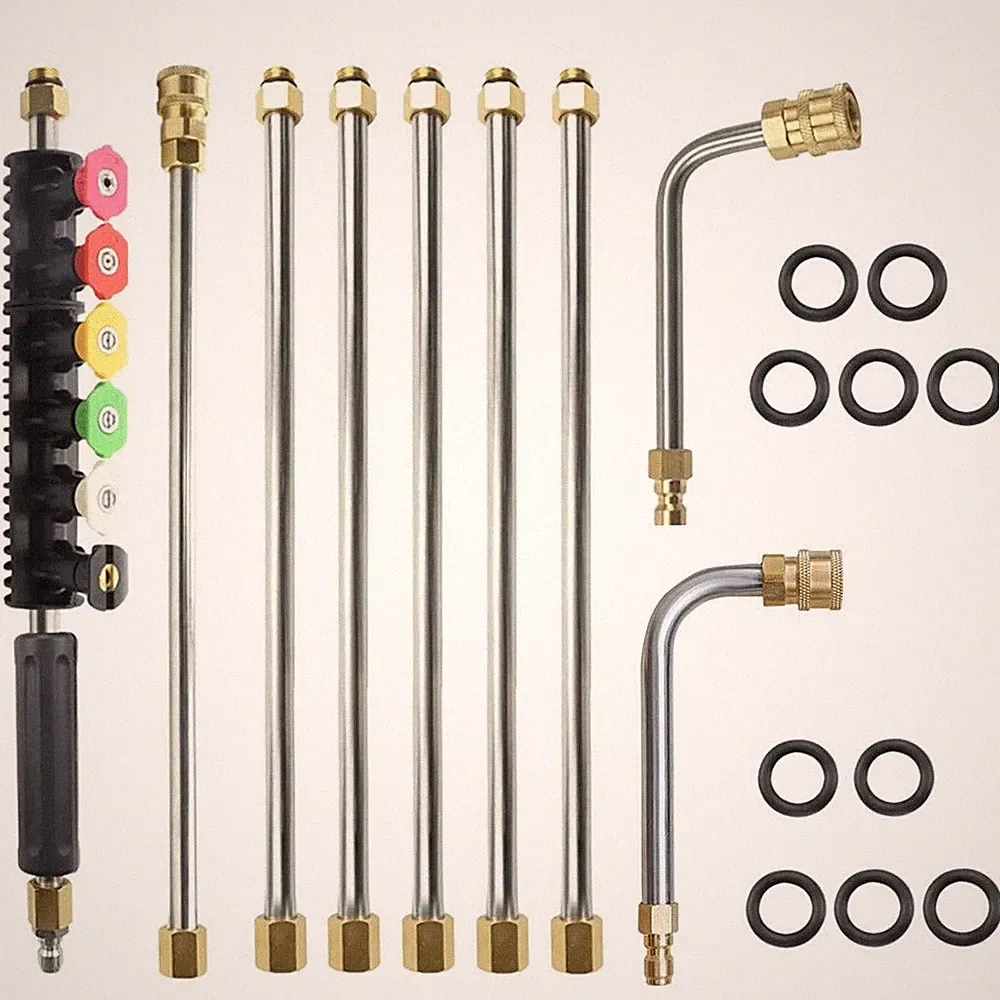 4000PSI High Pressure Washer Extension Wand Set Replacement Cleaner Lance Nozzle