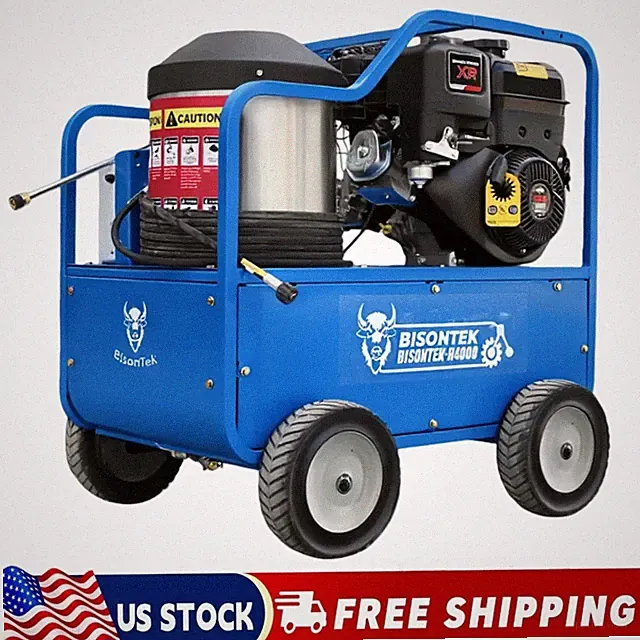 4000PSI Hot Water High Pressure Washer Machine 13.5HP B&S Gas Engine Free ship