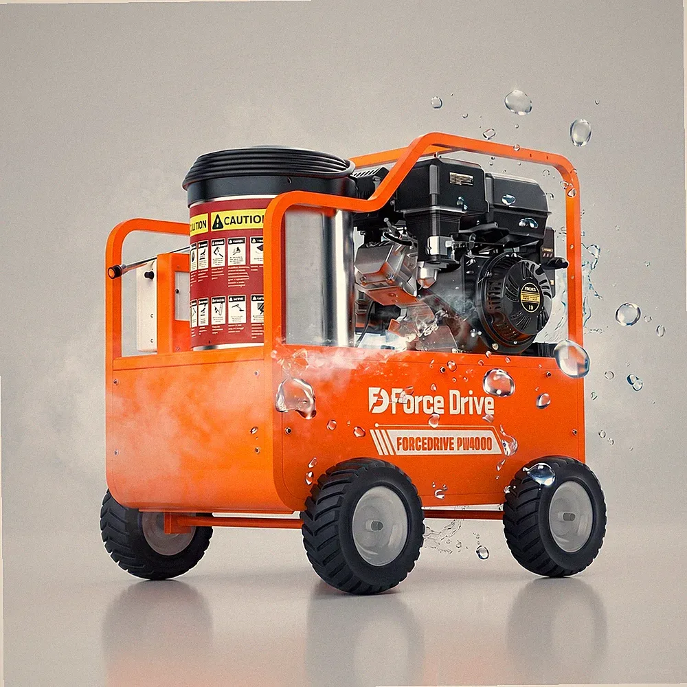 4000PSI Hot Water Pressure Washer 4GPM Gas 13.5HP Commercial EPA Free Shipping