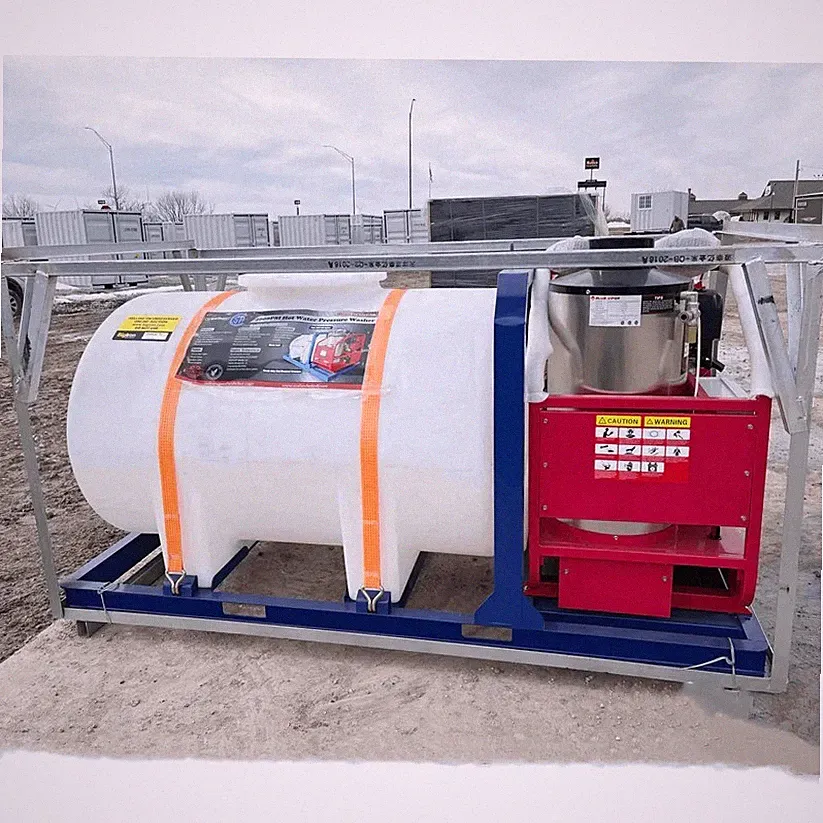 4000PSI Hot Water Pressure Washer w/ Tank 436 Gal on Skid SH-4000 Commercial