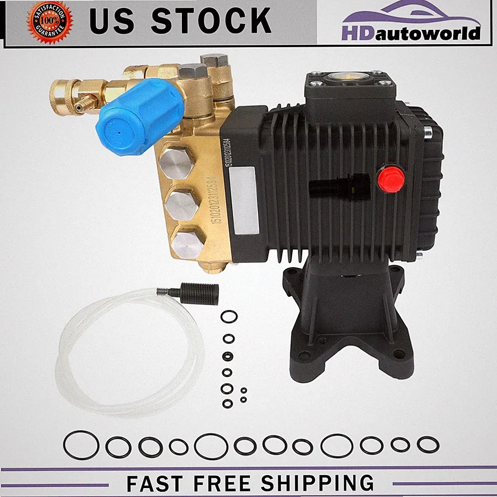 4000PSI Pressure Power Washer Pump 4.0 GPM 1" Hollow Shaft Water Pump