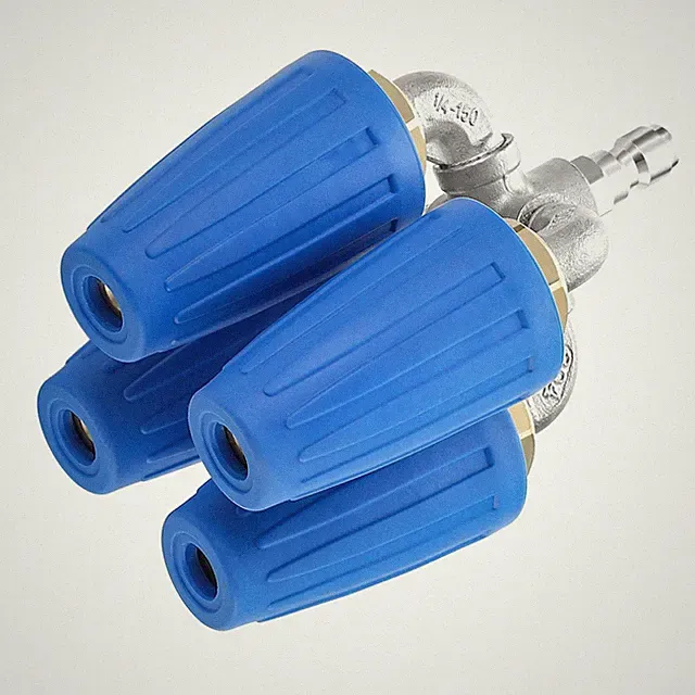 4000PSI Pressure Washer 1/4" Quick Connect Plug 360° Rotating Four Turbo Nozzle