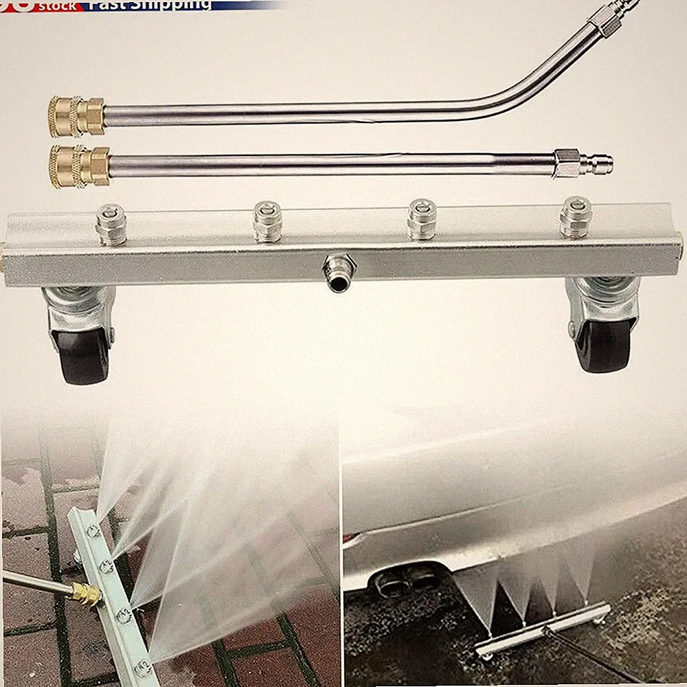 4000PSI Pressure Washer Undercarriage Cleaner with 4 Nozzles 1 Extension Rod US
