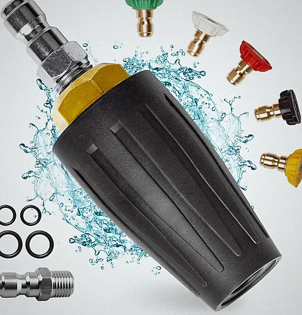 4000PSI Turbo Nozzle Universal Pressure Washer Nozzle Tips Rotating