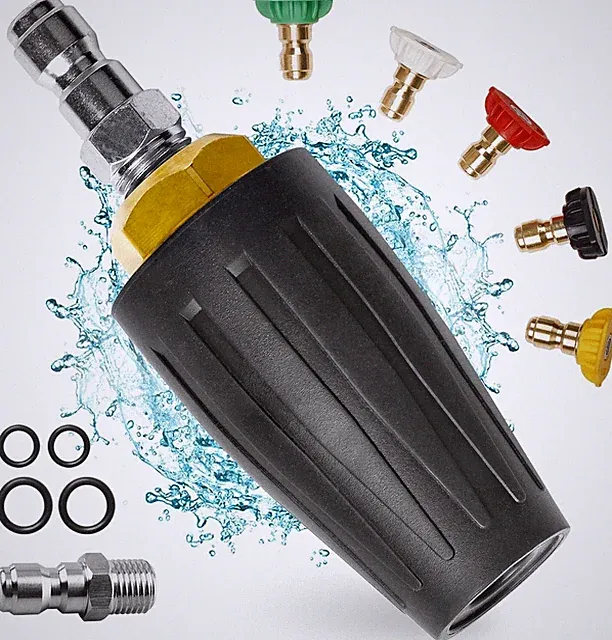 4000PSI Turbo Nozzle Universal Pressure Washer Nozzle Tips Rotating Nozzle 2.6