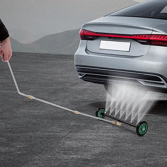 4000PSI Under Car Pressure Washer Undercarriage Cleaner Wash Broom w/ 7 Nozzles