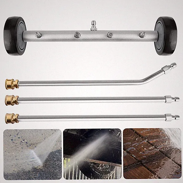 4000PSI Under Car Washer, Undercarriage Cleaner Broom Set for Vehicle Underbody