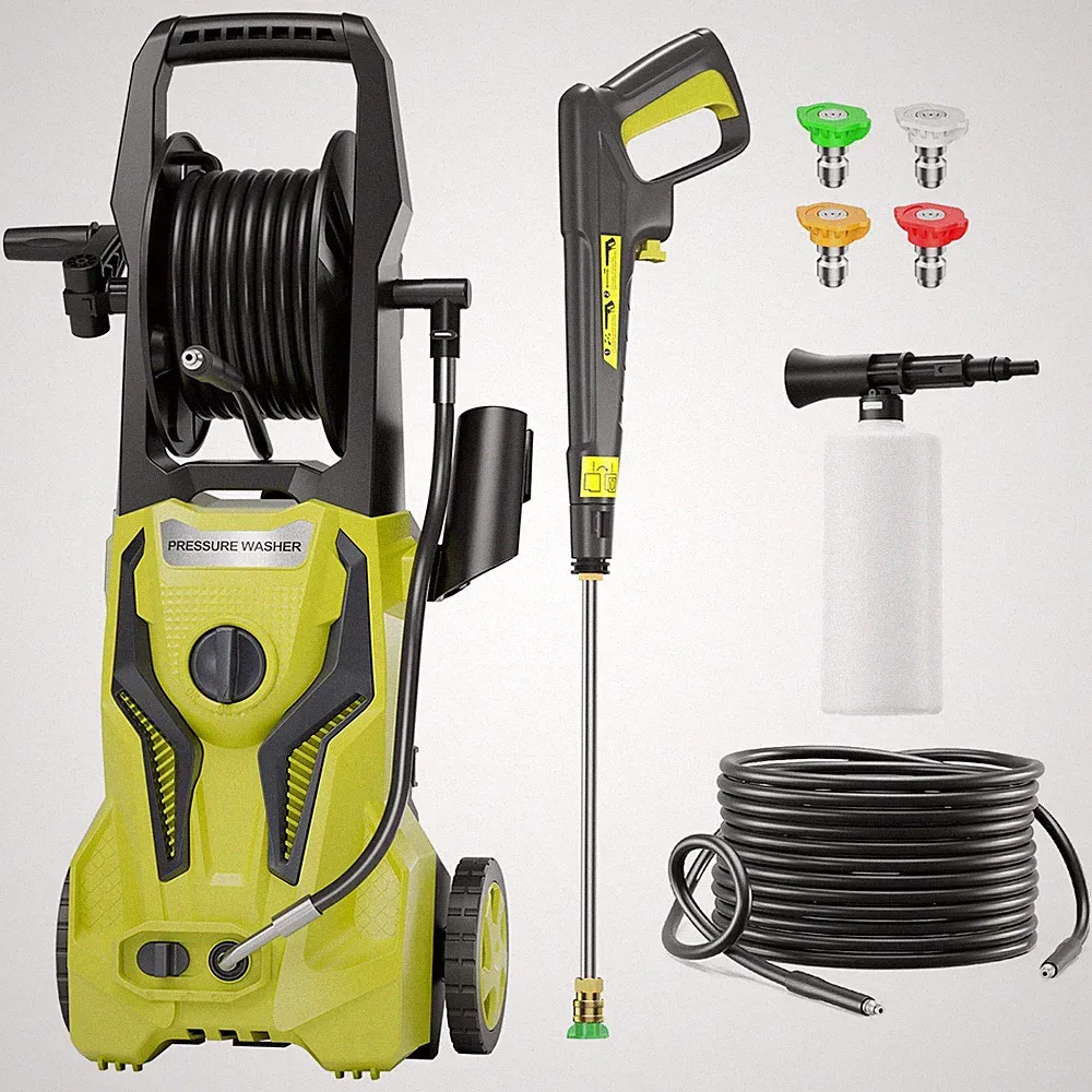 4200 PSI 2.5 GPM Electric Pressure Washer for Car Driveway Garden Fence Wash