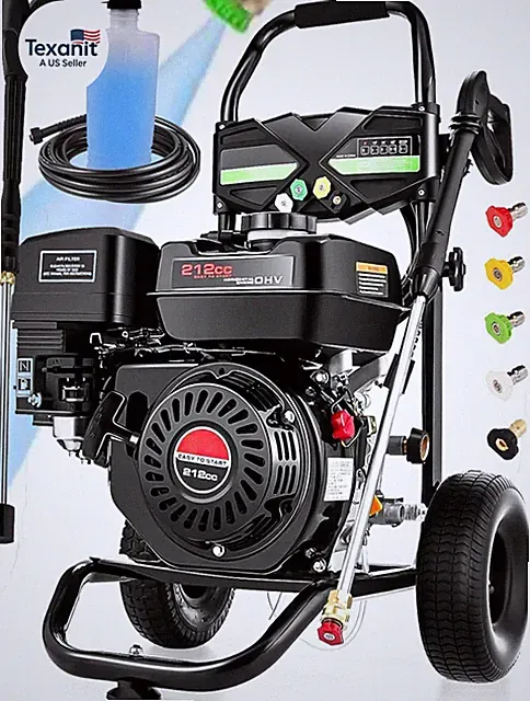 4200PSI Gas Pressure Washer 4.0GPM Gas Power Washer 212CC Gas Powered Washing Ma