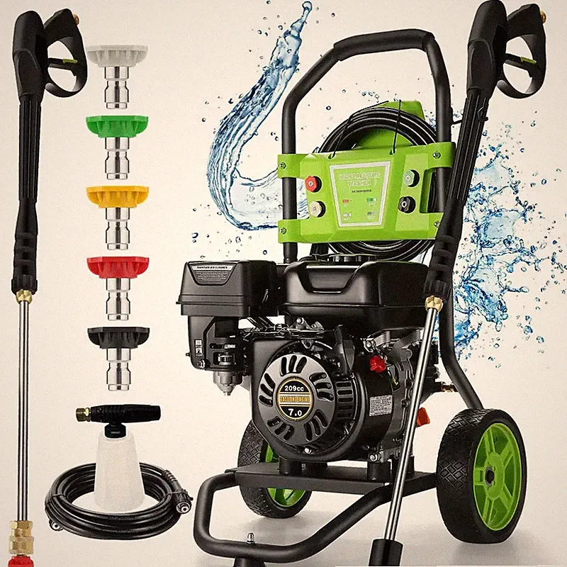 4200PSI Pressure Washer 4.0GPM 209CC Gas Power Washer 25ft Hose &4 Nozzles