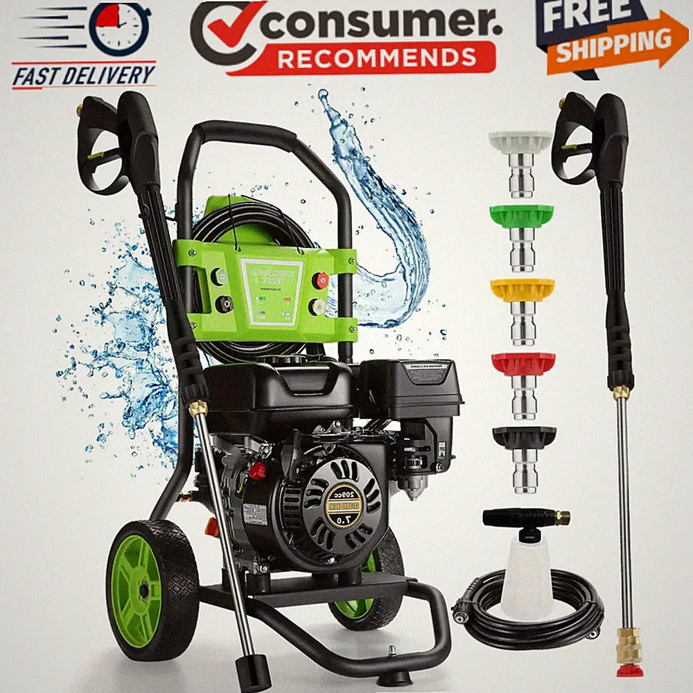 4200PSI Pressure Washer 4.0GPM Gas Power Washer 209CC Washing Machine Car Wash