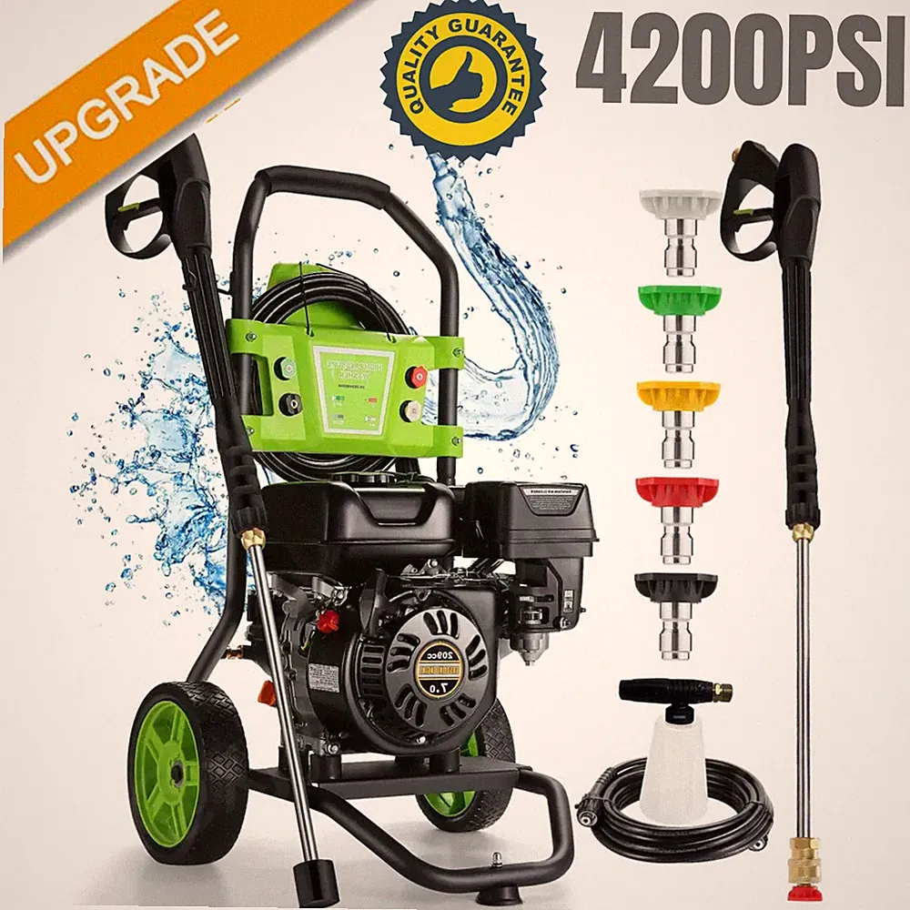 4200PSI Pressure Washer 4.0GPM Gas Power Washer 209CC Washing Machine Garden🌊