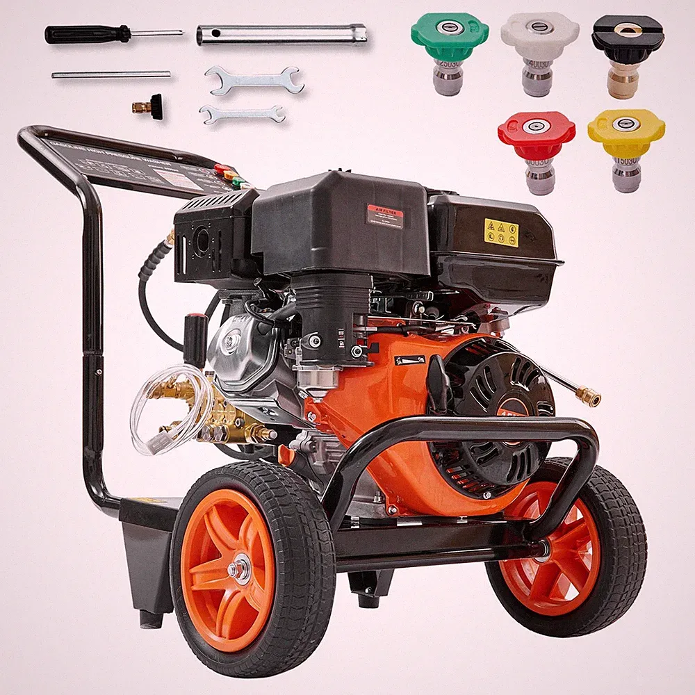 4400 PSI Gas Pressure Washer 390cc Engine 50ft Hose Copper Pump