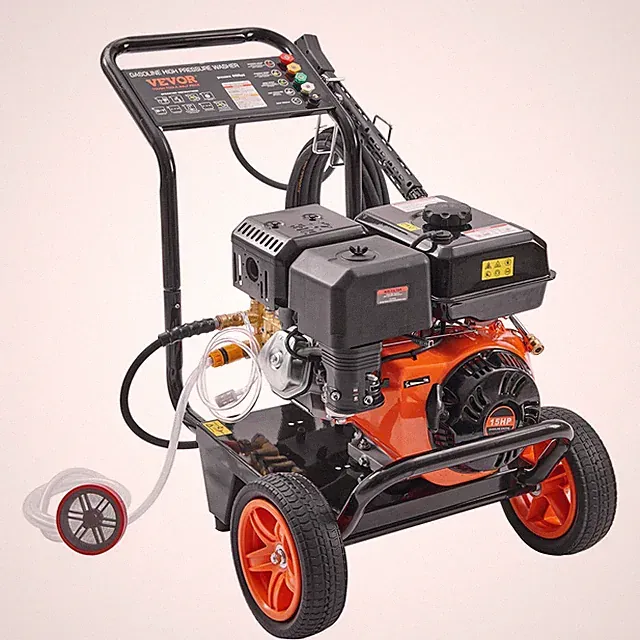 4400PSI 4.0GPM Gas-Powered Washer w/ Copper Pump, 5 Nozzles, 10in Wheels