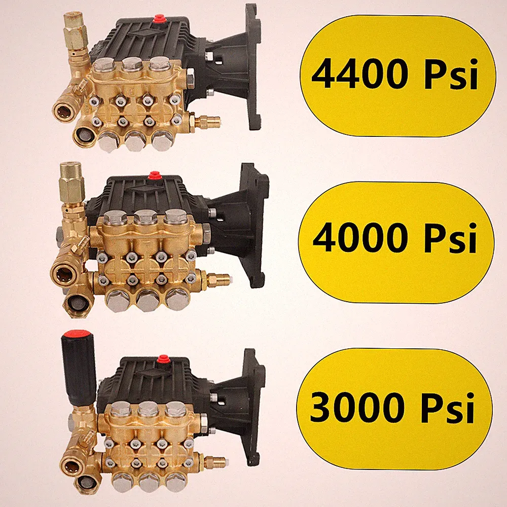 4400PSI /4000PSI /3000PSI Pressure Washer Pump 1" Shaft Horizontal 4 GPM New