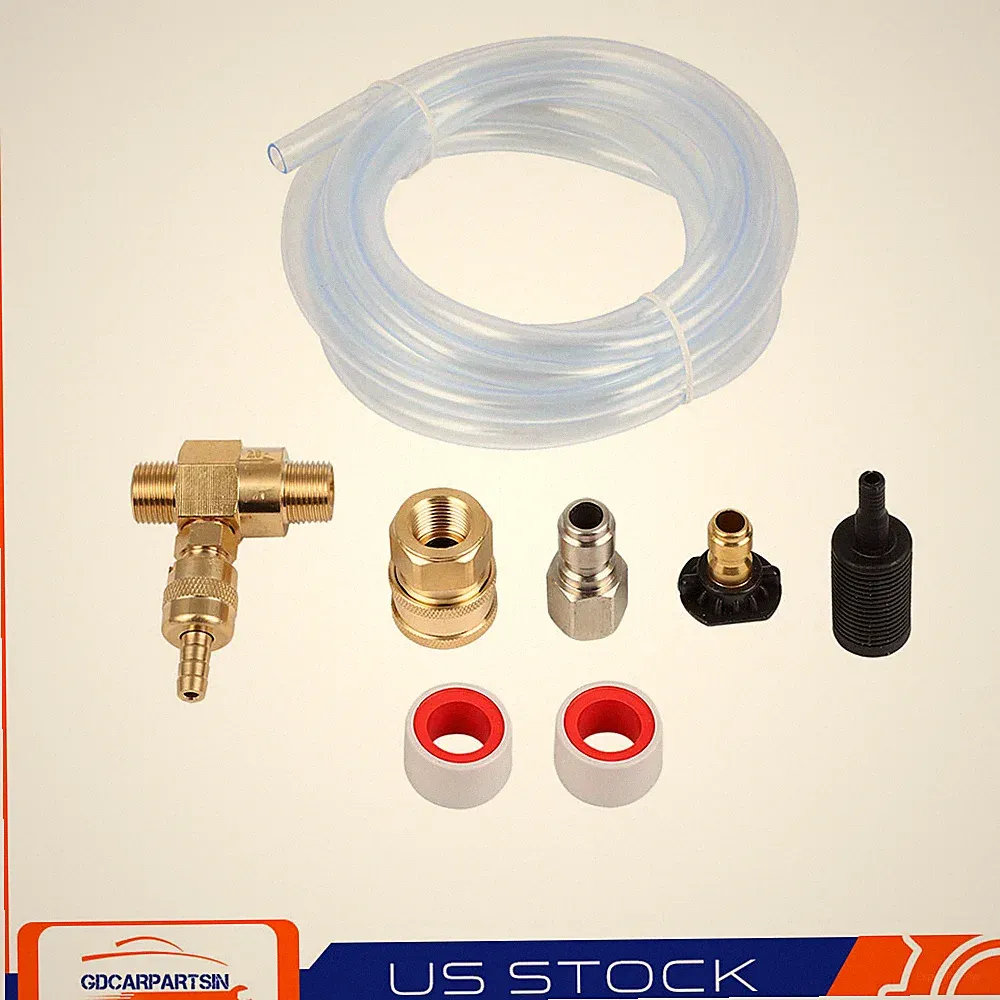 4500 PSI Adjustable Downstream Chemical Injector Kit For Pressure Washer 3/8"