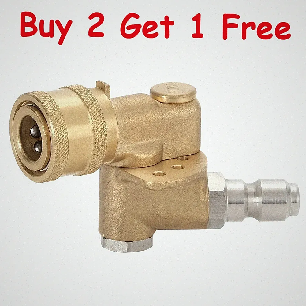 4500 PSI High Pressure Washer Nozzle Tips Wand Pivot Coupler Gun Power Spray Kit