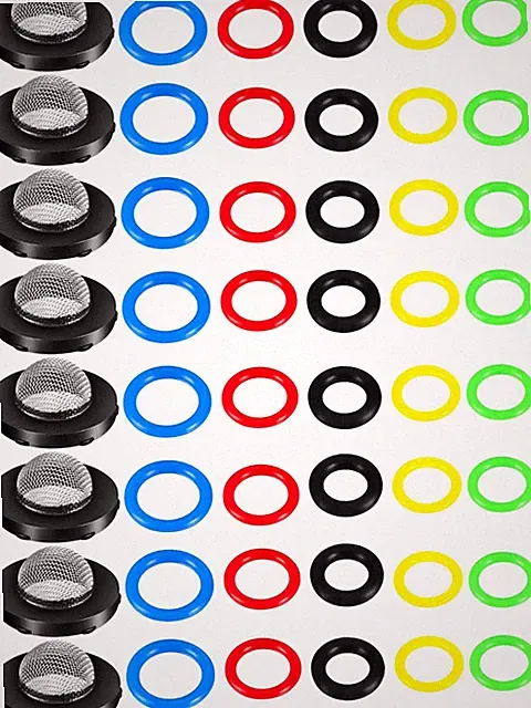 48 Pieces O-Ring Power Pressure Washer Kit 6 Sizes Sealing Stainless 1 inches