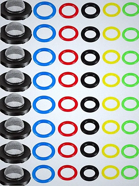 48 Pieces O-Ring Power Pressure Washer Kit 6 Sizes Sealing Stainless Steel Filte