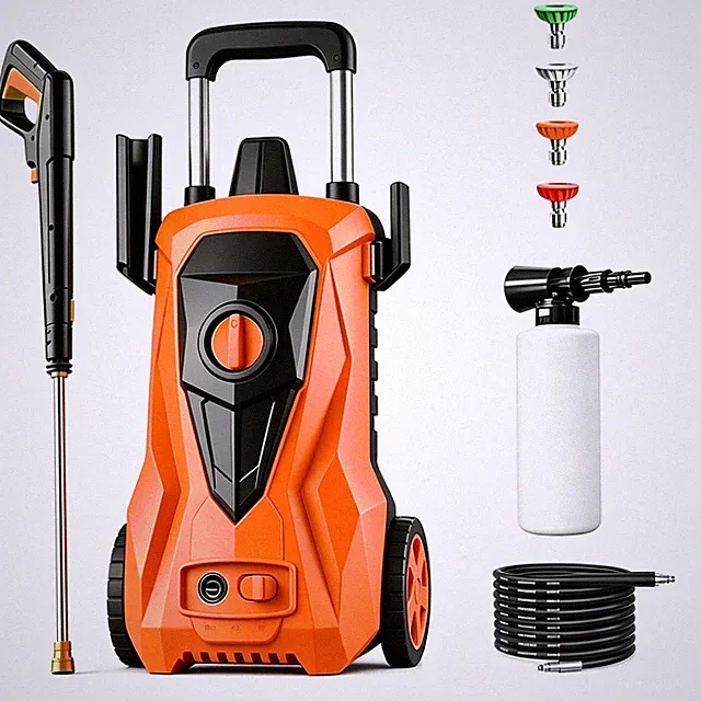 4800 PSI 3.2 GPM Portable Electric Power Washer, Home & Outdoor Pressure Washer