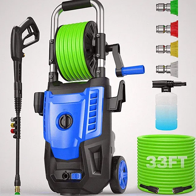 4800 PSI Electric Pressure Washer- 4.0 GPM High Power Washer with 33FT Hose R...