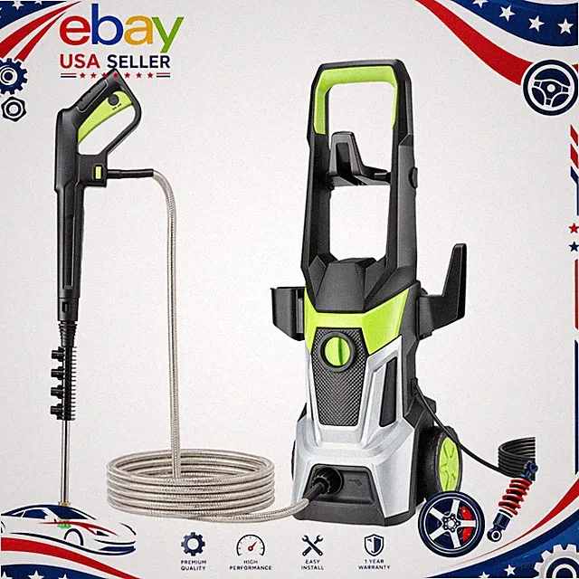 4800PSI Electric Pressure Washer Max 4.0GPM Heavy Duty Electric Pressure Washer
