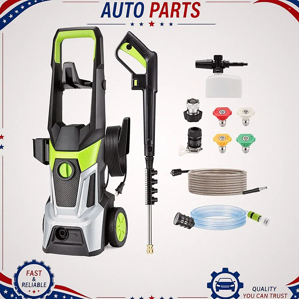 4800PSI High Pressure Car Power Washer Spray Heavy Duty Electric Pressure Washer