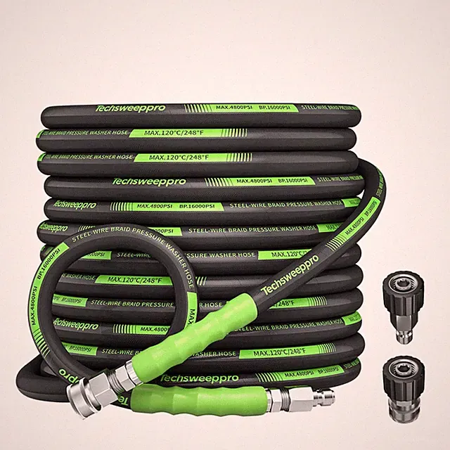 4800PSI Pressure Washer Hose 50FT with 3/8" Swivel Quick Connect