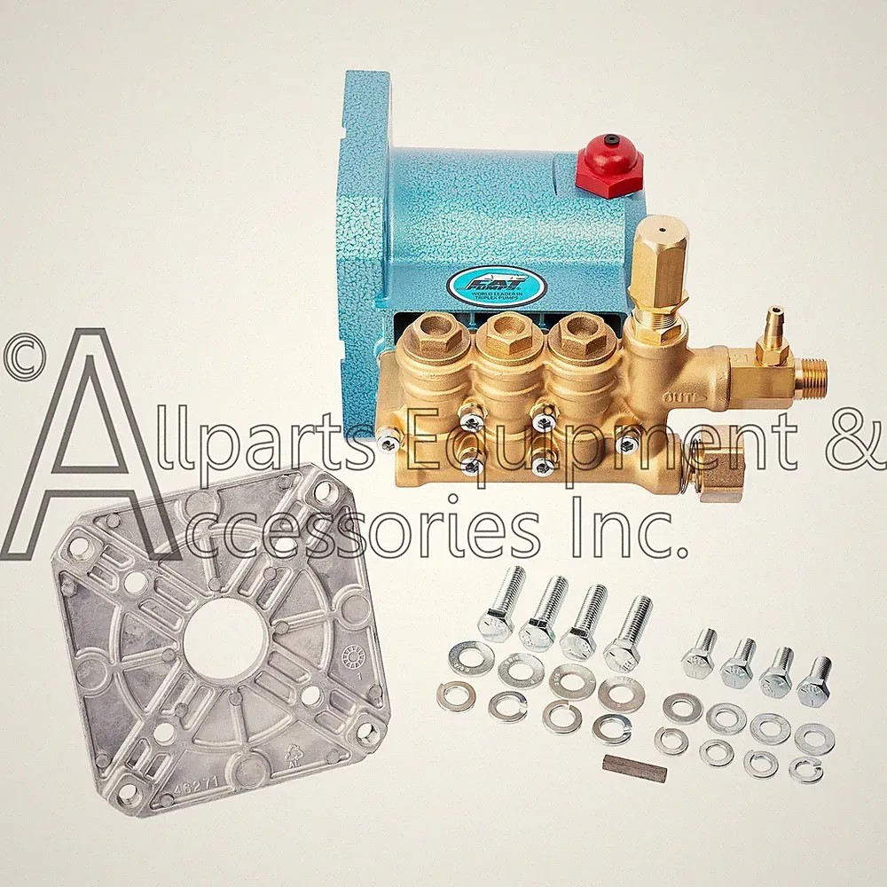 4DNX27GSI OEM CAT Pumps 2.5 GPM @ 3000 PSI Horizontal 3/4" Shaft with Hardware