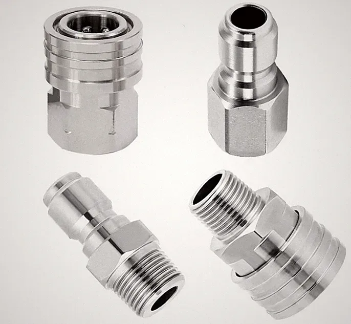 4Pcs NPT 1/4 Inch Pressure Washer Adapter Stainless Steel Quick Connect Fitting