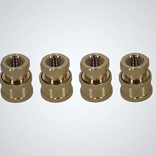 4Pcs Pressure Washer Adapter 1/4" QC to NPT Brass for Pressure Washer Connection