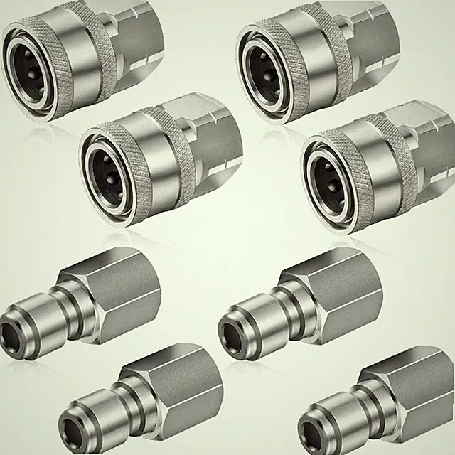 4PCS Pressure Washer Coupler Internal Thread for Pressure Washing Tasks