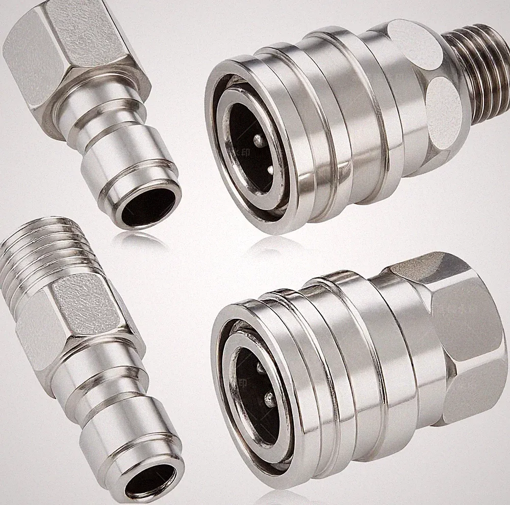 4PCS Pressure Washer Coupler Quick Connect Fittings for Pressure Washer Hose