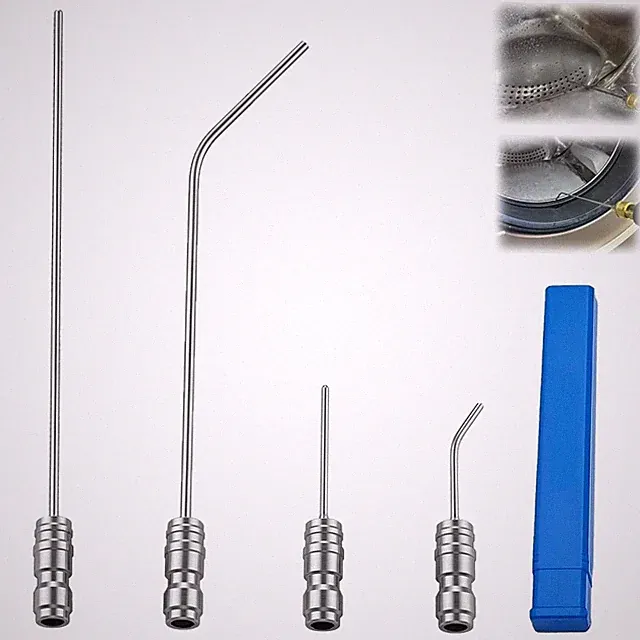4Pcs Pressure Washer Needle Nozzle Kit 1/4 Quick Connect Cleaning Flush Wand Tip