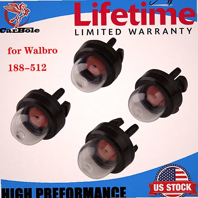 4Pcs Primer Bulb Pump Bulbs for Homelite Echo Stihl Poulan Craftsman chainsaw US
