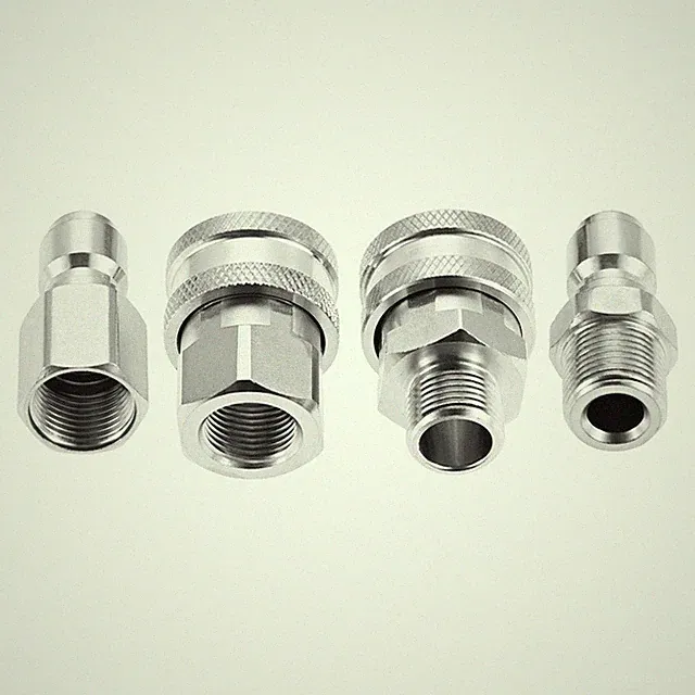 4x Pressure Washer Coupler NPT 3/8 Quick Connect Adapter Stainless Steel Fitting