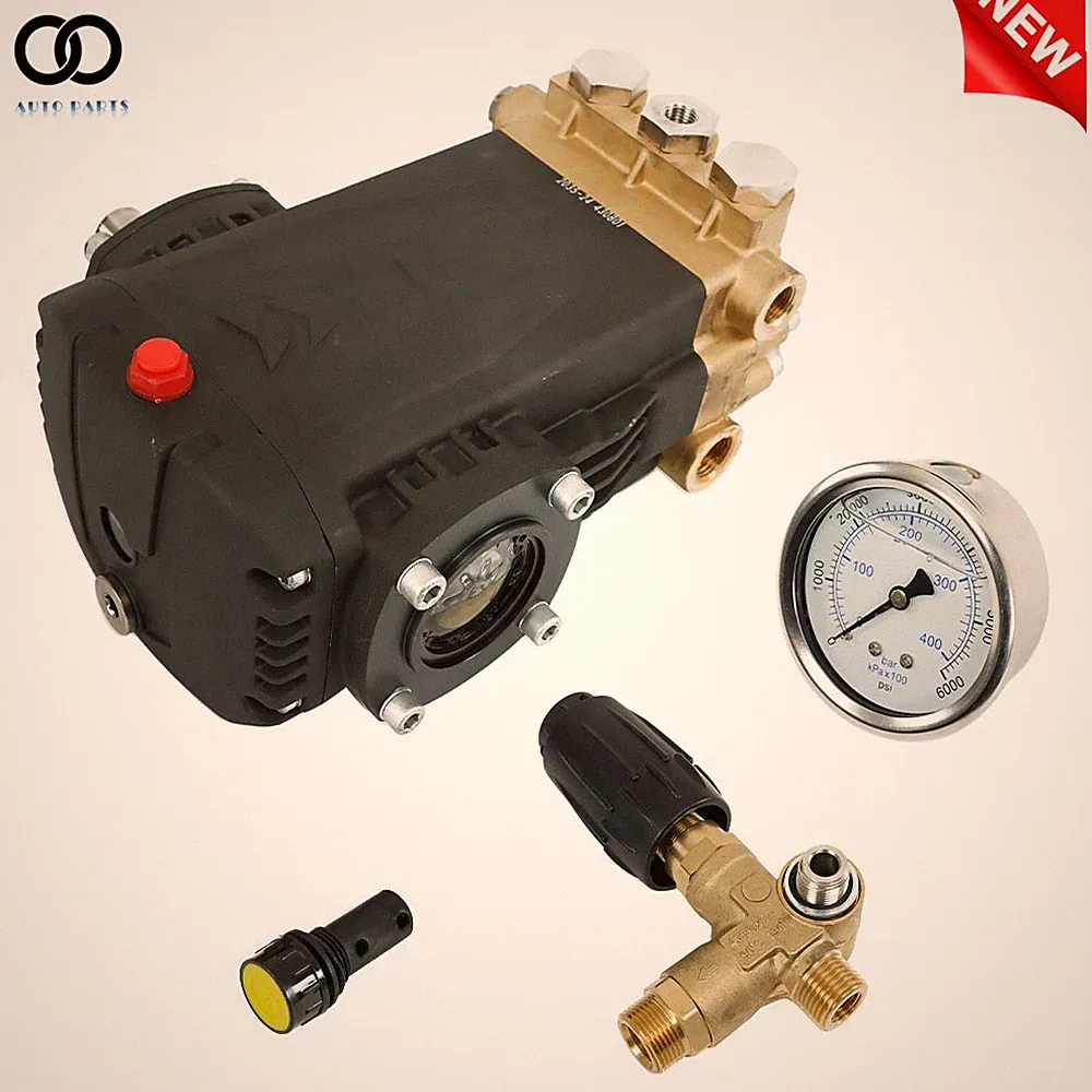5.6GPM Pressure Washer Pump 4.5 HP General Right Shaft 3500 PSI Belt Drive Blue