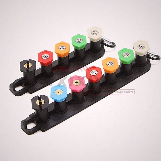 5/7 Color Pressure Washer Nozzle Set High Power Spray Tip Kit 1/4" Quick 4000PSI