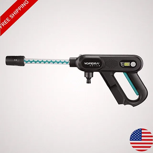 5-in-1 Brushless Cordless Car Pressure Washer 220Bar Makita 18V Battery