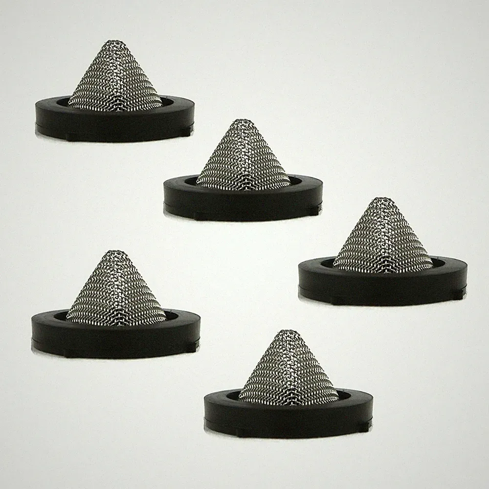 5-Pack - Hose Washers with Screen Filter for Pressure Washer Inlet Tube