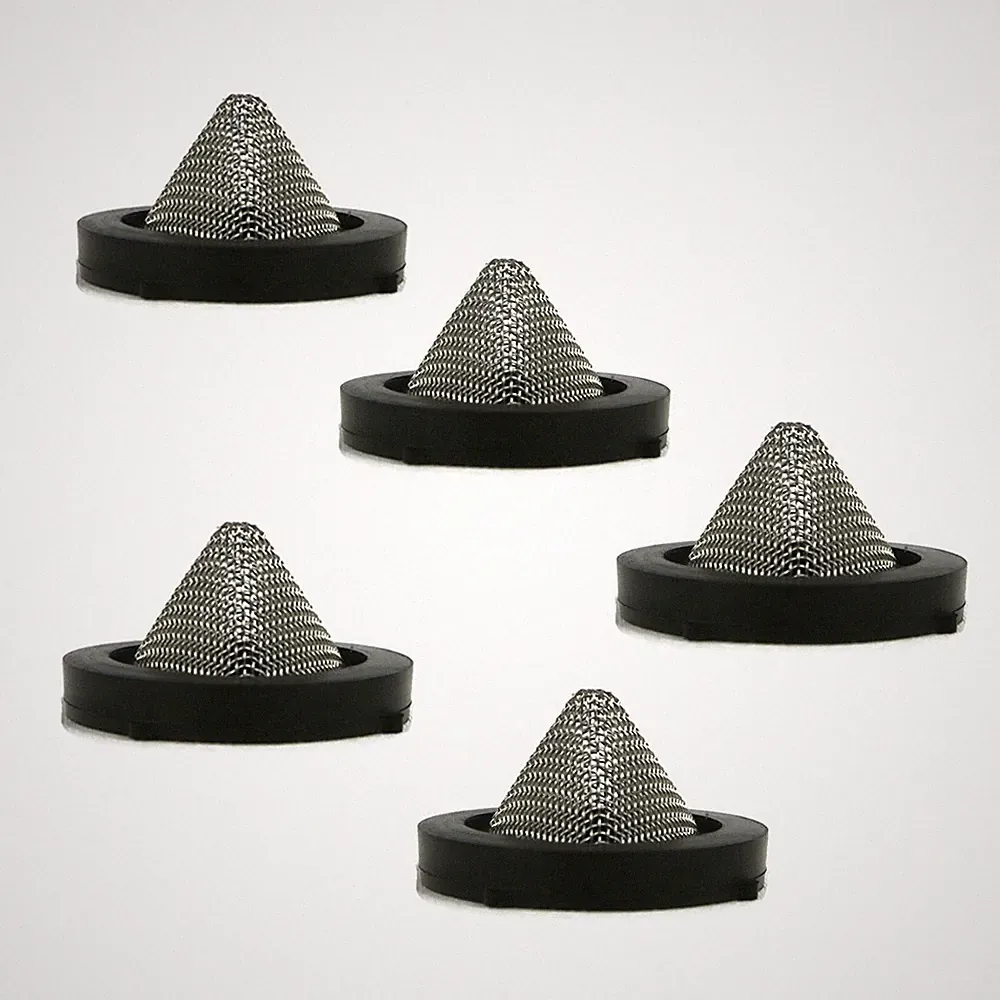 5-Pack - Hose Washers with Screen Filter for Pressure Washer Inlet Tube