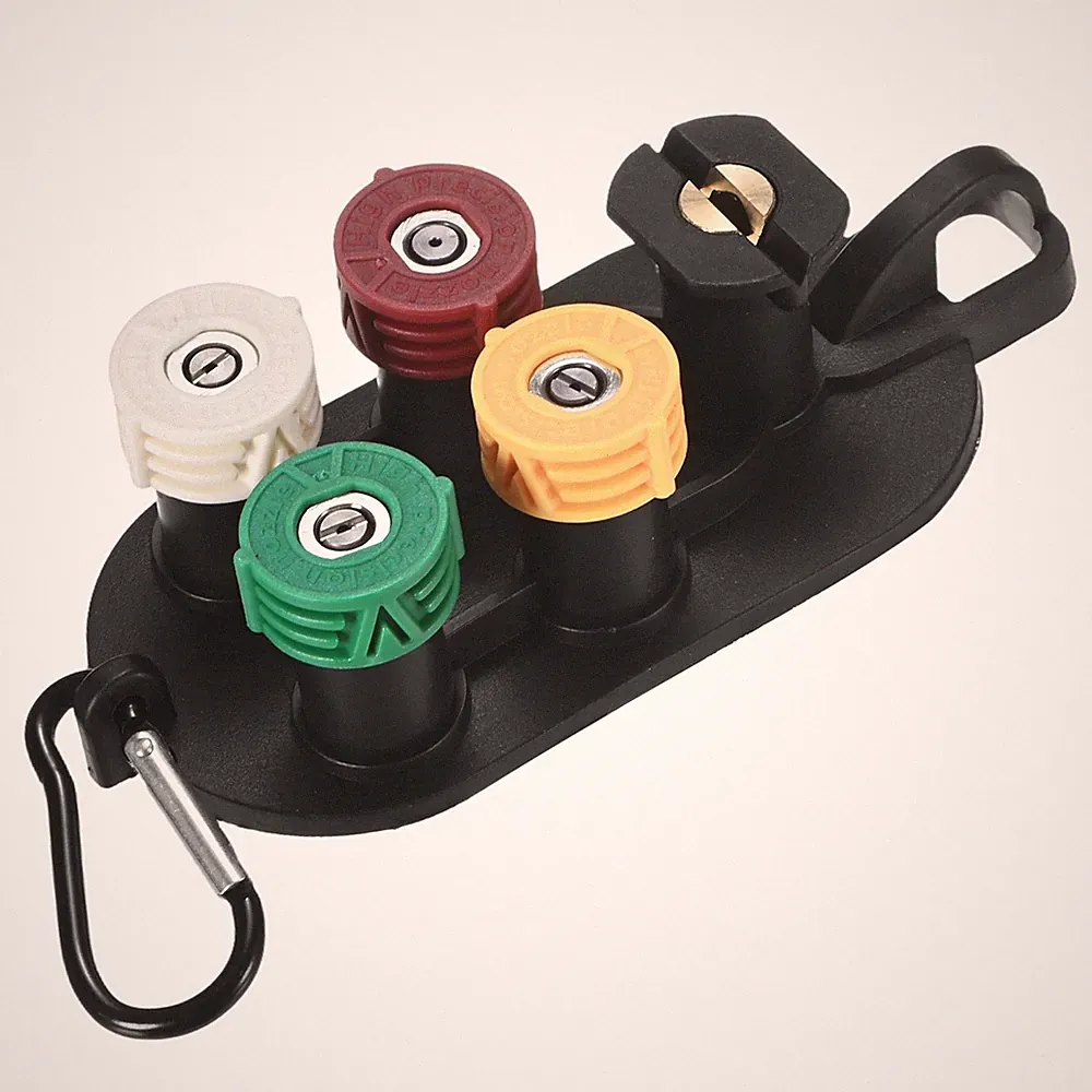 5-Pack Pressure Washer Nozzle Set with Holder, Multi-Degree, Orifice 4.0