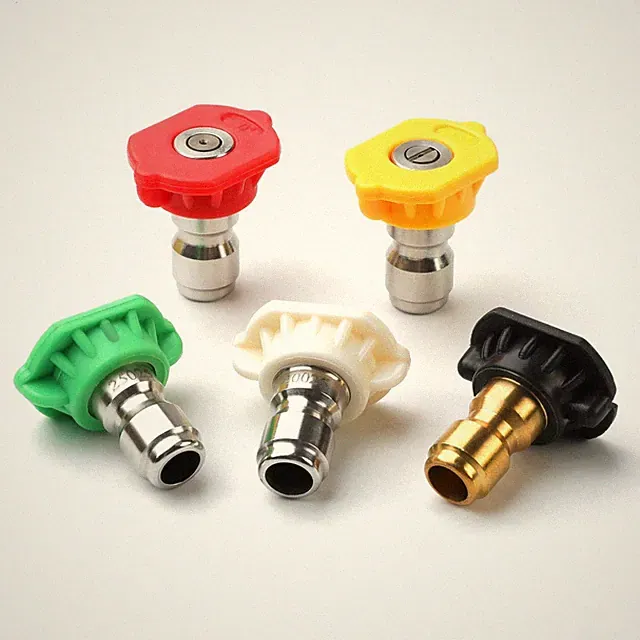 5 Pack Pressure Washer Nozzle Tips 1/4in Quick Connect 4500 PSI 2.5 GPM