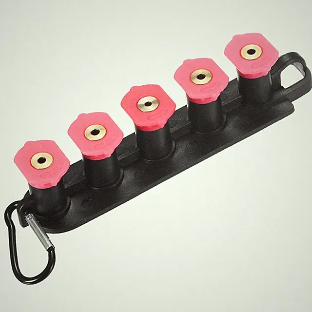 5-Pack Pressure Washer Nozzle Tips with Holder, SOAP Nozzle, Orifice 4.0